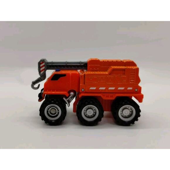 Matchbox Mattel 2010 Big Rig Buddies "Lanky" the Orange Crane Truck LOOSE - Picture 2 of 8